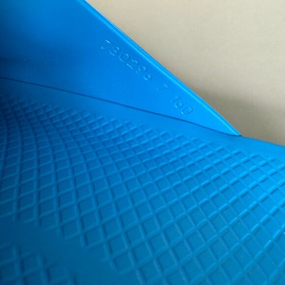 GUCCI 780296 Blue Rubber Men's GG Sandals, sz Gucci 7, 6 - Picture 10 of 11